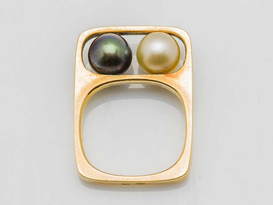 BAGUE CARRÉ Pierre Cardin et dinh van